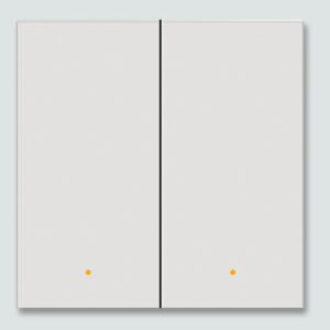 Smart Atmosphere Wall Switch – 3-Gang Zero Fire, Mijia App, XiaoAi Voice & Dual Control - 2 Gang