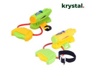 Krystal superhero wrist water gun blasters with adjustable straps for kids outdoor play and roleplay