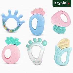Baby Rattle and Teether Toy for Kids