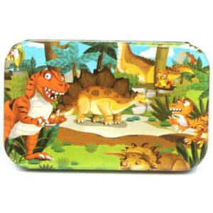 Jigsaw Puzzle toy with Iron Box for Kids - Dinosaur