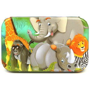 Jigsaw Puzzle toy with Iron Box for Kids - Elephant Paradise