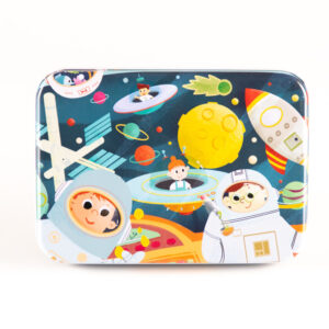 Jigsaw Puzzle toy with Iron Box for Kids - Explore the universe