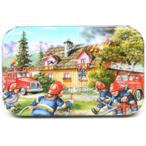 Jigsaw Puzzle toy with Iron Box for Kids - Firefighting Man