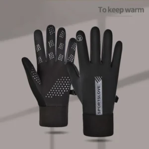 Winter Warm Touchscreen Gloves for Men & Women - Black [Men]