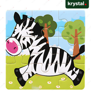 Wooden Puzzle Board Toy for Kids - Zebra