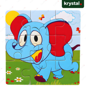 Wooden Puzzle Board Toy for Kids - Elephant