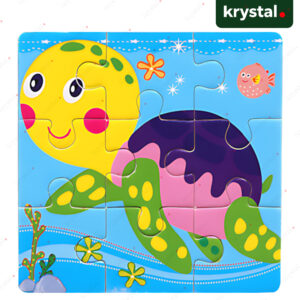 Wooden Puzzle Board Toy for Kids - Turtle