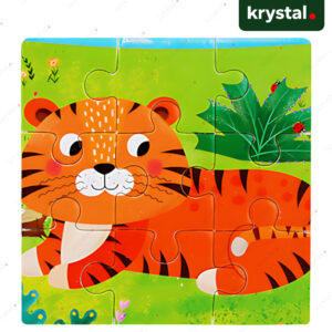 Wooden Puzzle Board Toy for Kids - Tiger