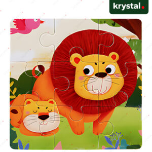 Wooden Puzzle Board Toy for Kids - Lion