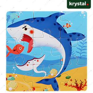 Wooden Puzzle Board Toy for Kids - Shark