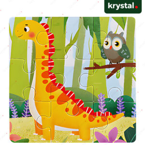 Wooden Puzzle Board Toy for Kids - Brachiosaurus