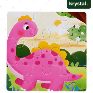 Wooden Puzzle Board Toy for Kids - Double crown dragon