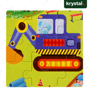 Wooden Puzzle Board Toy for Kids - Excavator