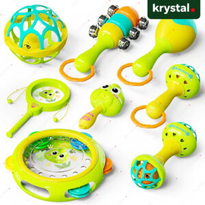 Cartoon Baby Rattle & Musical Toy Collection