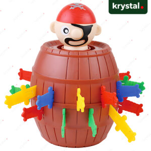 3D Pirate Barrel Puzzle Game – Fun Party Toy