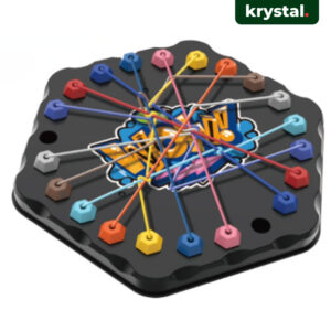 Knots Rope Untangling Brain Teaser Fine Motor Skills Toy | Twisted Rope Sorting Board - Hexagon