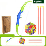 Junior Archery Champion Bow Set for Kids Junior Archery Champion Bow Set with neon green bow, suction cup arrows, and multi-zone target for kids outdoor play