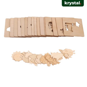 Wooden Drawing Stencil Set for Kids | DIY Painting Template Craft Toy