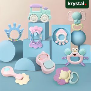 Baby Rattle and Teether Toy for Kids