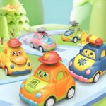 Press Go Cartoon Hat Car Toy