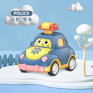 Press Go Cartoon Hat Car Toy - Navy Blue