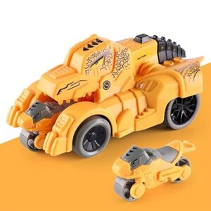 Collision Dinosaur Deformation Toy Car - Orange