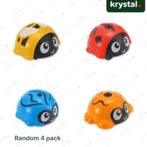Insect Style Rotating Spinning Bug Gyro Battle Toy - 4 Pack
