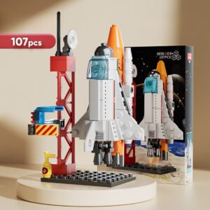 Lele Brother Space Exploration STEM Building Blocks - Mini Space Rocket