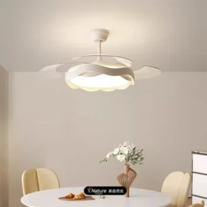 42-Inch Ceiling Fan with LED Light – Sunflower Design, Silent Motor & Remote Control