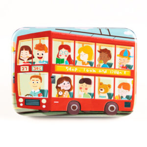 Jigsaw Puzzle toy with Iron Box for Kids - School bus