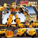 Transforming Construction Truck Robot Toy Series