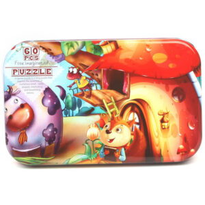 Jigsaw Puzzle toy with Iron Box for Kids - little squirrel