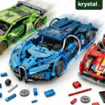 Pull-Back Sports Car Building Blocks