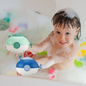 Little Cartoon Water Play Toy – Submarine and Rocket, Wind-Up Design