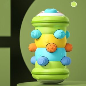 Roller Caterpillar Toy – Baby Crawling Fun, Colorful Sensory Play - Green