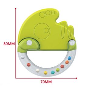 Baby Hand Rattle Chewable Teether Toy - Chameleon