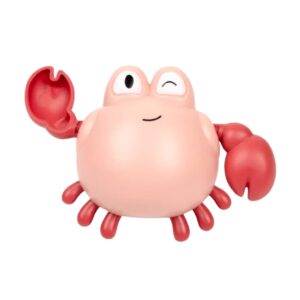 Little Crab Cartoon Toy for Kids – Colorful Design - Crab (Pink)