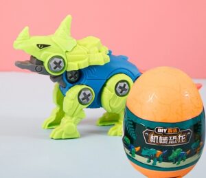 Dinosaur Transforming Egg Toy, 2-in-1 Egg to Dino Figure - Dinosaur Egg