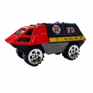 City Fire Crew Rescue Vehicle Set, Alloy Mini Emergency Response Toys for Kids Ages 3+ - Fire Tank
