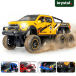 Six-Wheel Pickup Truck Toy – 4 Opening Doors, Lights & Sound