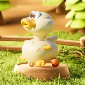 Wind-Up Cartoon Duck Toy for Kids - Light Yellow