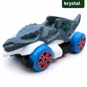 Mini Dino Push Toy Car - Grey