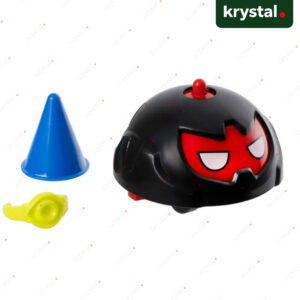 Robo Style Rotating Spinning Toy, Gyro Battle Bug for Kids - Black