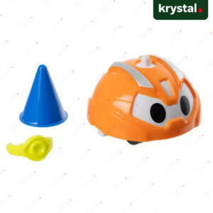 Robo Style Rotating Spinning Toy, Gyro Battle Bug for Kids - Orange