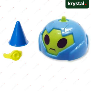 Robo Style Rotating Spinning Toy, Gyro Battle Bug for Kids - Blue