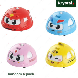 Car Style Rotating Spinning Toy, Gyro Battle Spin Car for Kids - 4 Pack