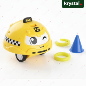Car Style Rotating Spinning Toy, Gyro Battle Spin Car for Kids - Yellow