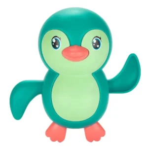 Little Cartoon Penguin Bath Toy – Floating Design - Green