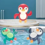 Little Cartoon Penguin Bath Toy – Floating Design