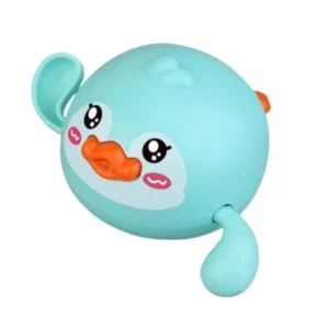 Little Cartoon Penguin Bath Toy – Floating Design - Sky Blue